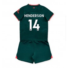 Liverpool Jordan Henderson #14 Tredjeställ Barn 2022-23 Korta ärmar (+ Korta byxor)